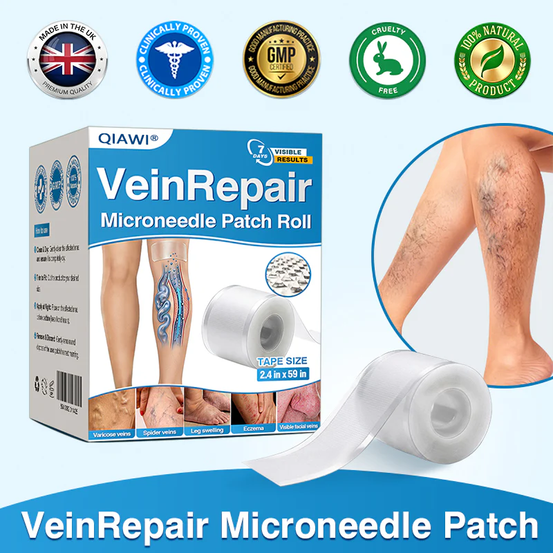 🇬🇧👨‍⚕️🌟🏅QIAWI® VeinRepair Microneedle Patch Roll⚡Instant Relief, Long-Term Results
