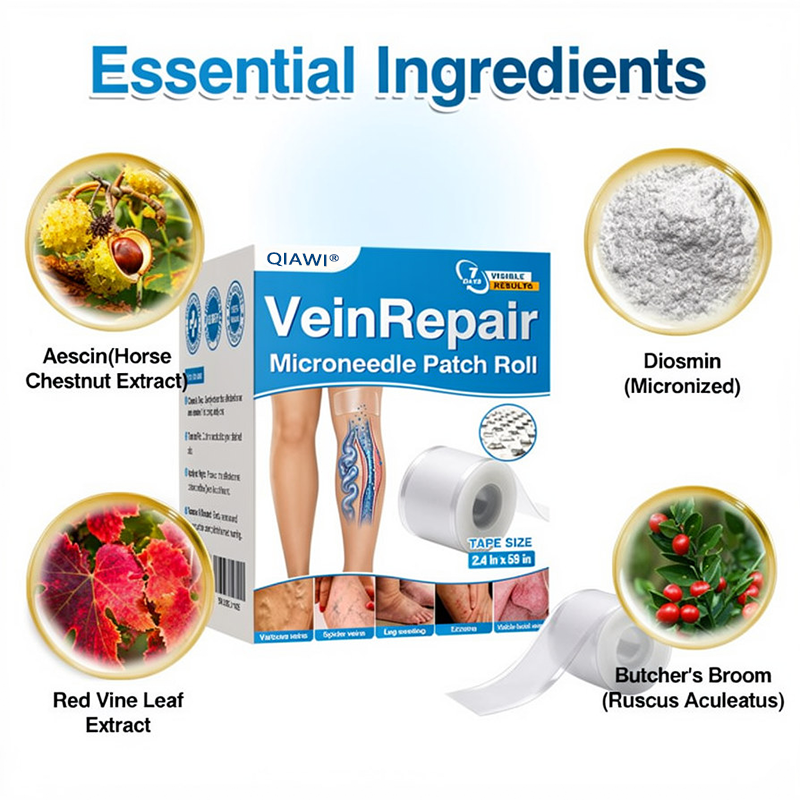 🇬🇧👨‍⚕️🌟🏅QIAWI® VeinRepair Microneedle Patch Roll⚡Instant Relief, Long-Term Results