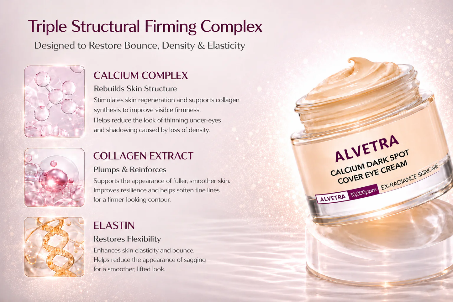 🔥LAST DAY 50% OFF!!Alvetra Korean Calcium Dark Spot Eye Cream