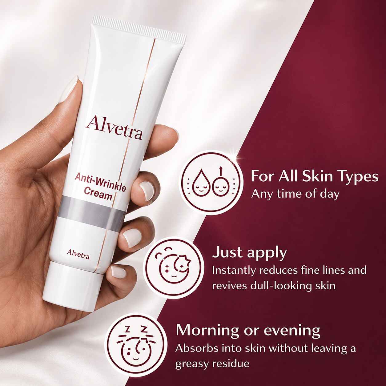 Alvetra™ Firming Neck Cream — For a Smoother-Looking Neck & Jawline